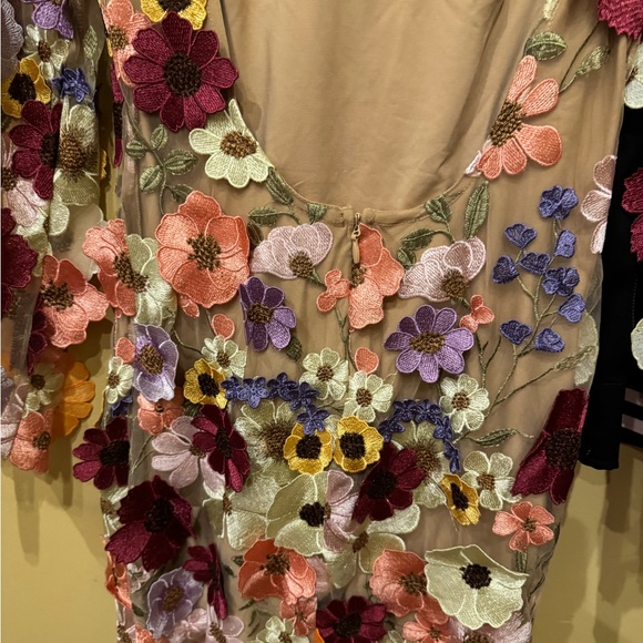 Fashion Nova Multicolor Floral Embroidered Dress - Picture 9 of 11